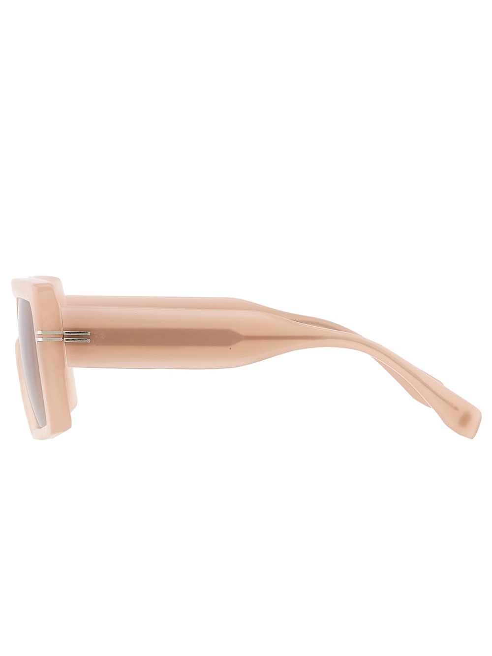 Marc Jacobs Pale Pink Rectangular Shield Sunglasses - Picture 5 of 10